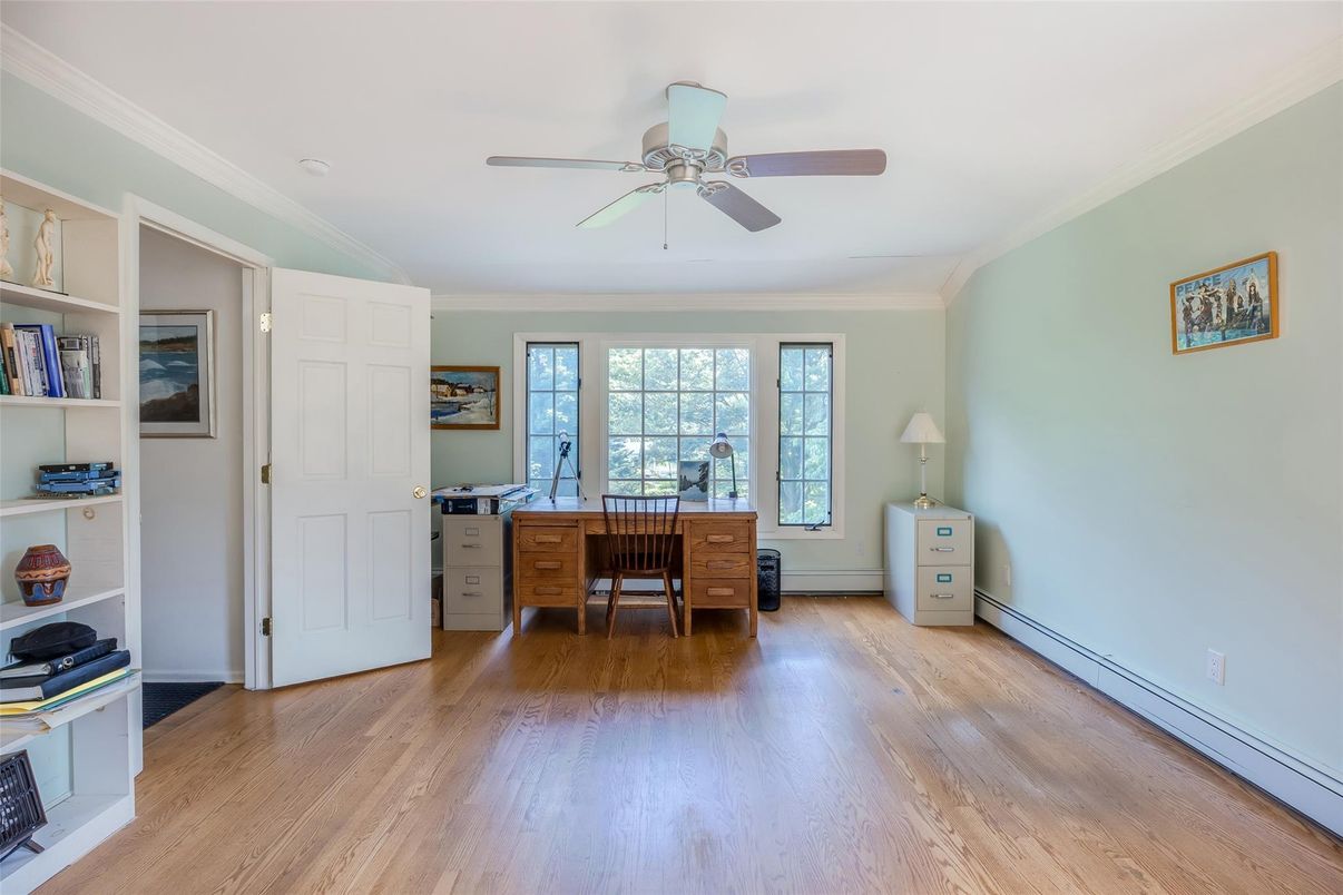 Home Office, Interior, Wood Texture Flooring