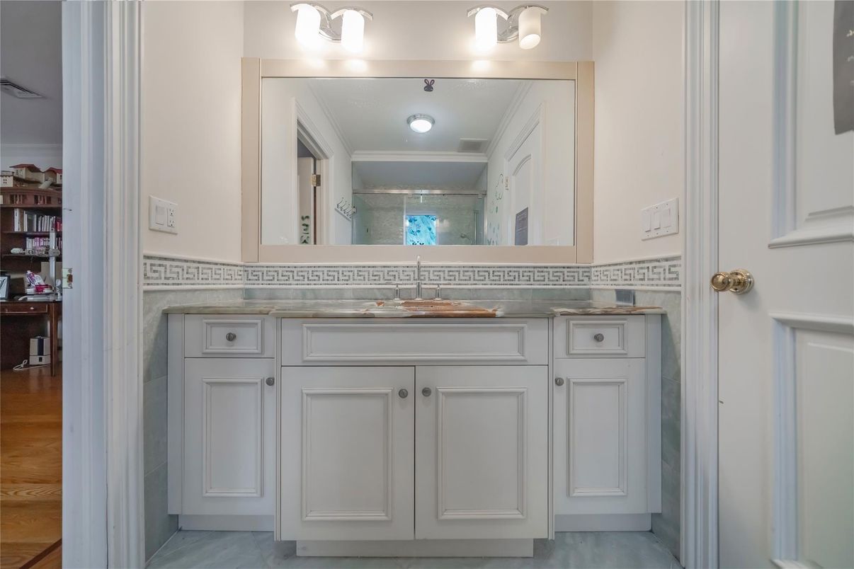 Bathroom, Interior, Wood Texture Flooring