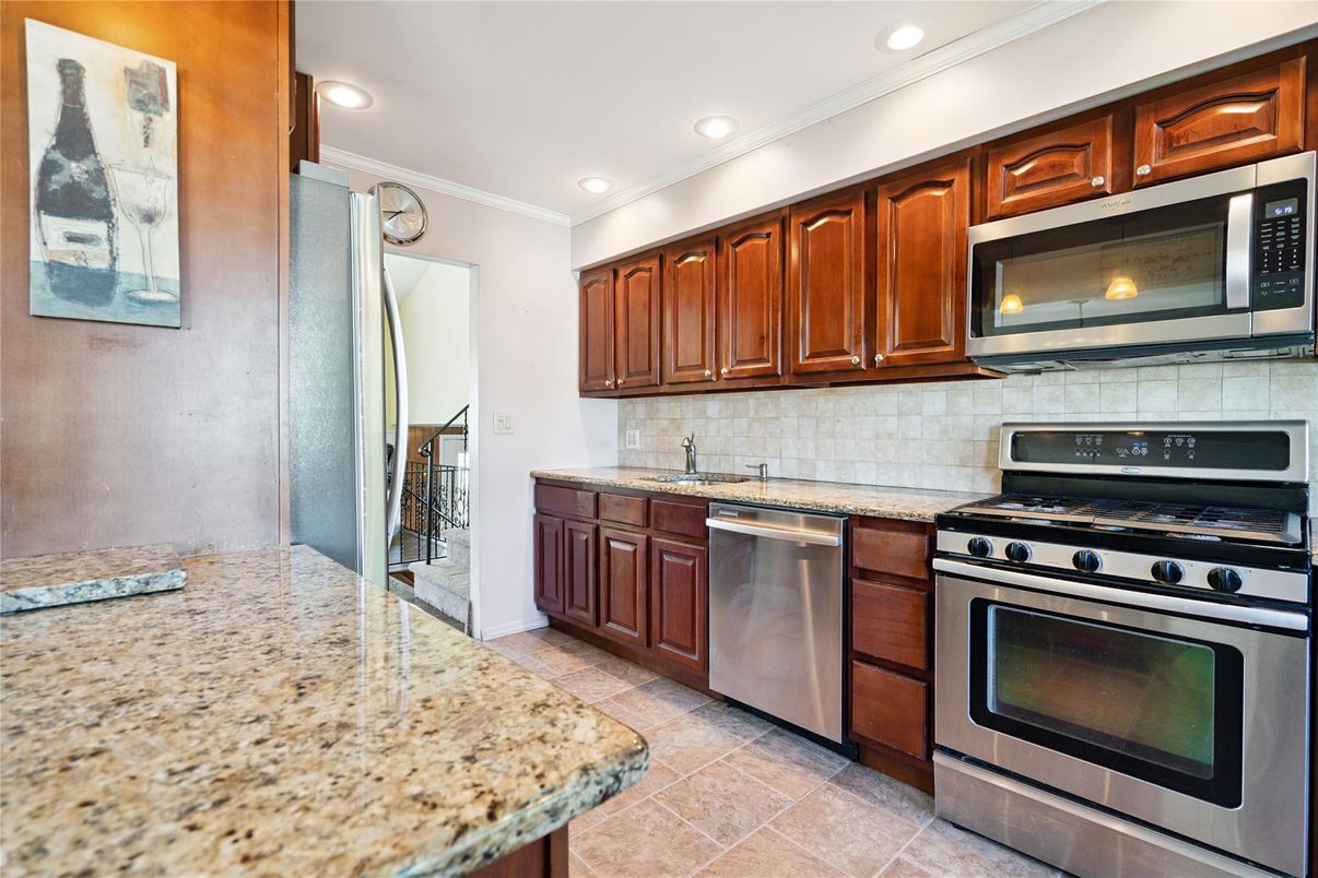 Interior, Kitchen, Recessed Lighting, Stainless Steel Appliances