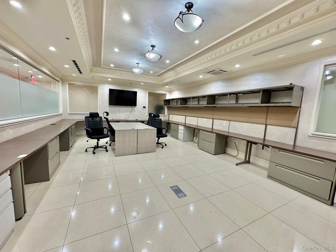 Home Office, Interior, Recessed Lighting