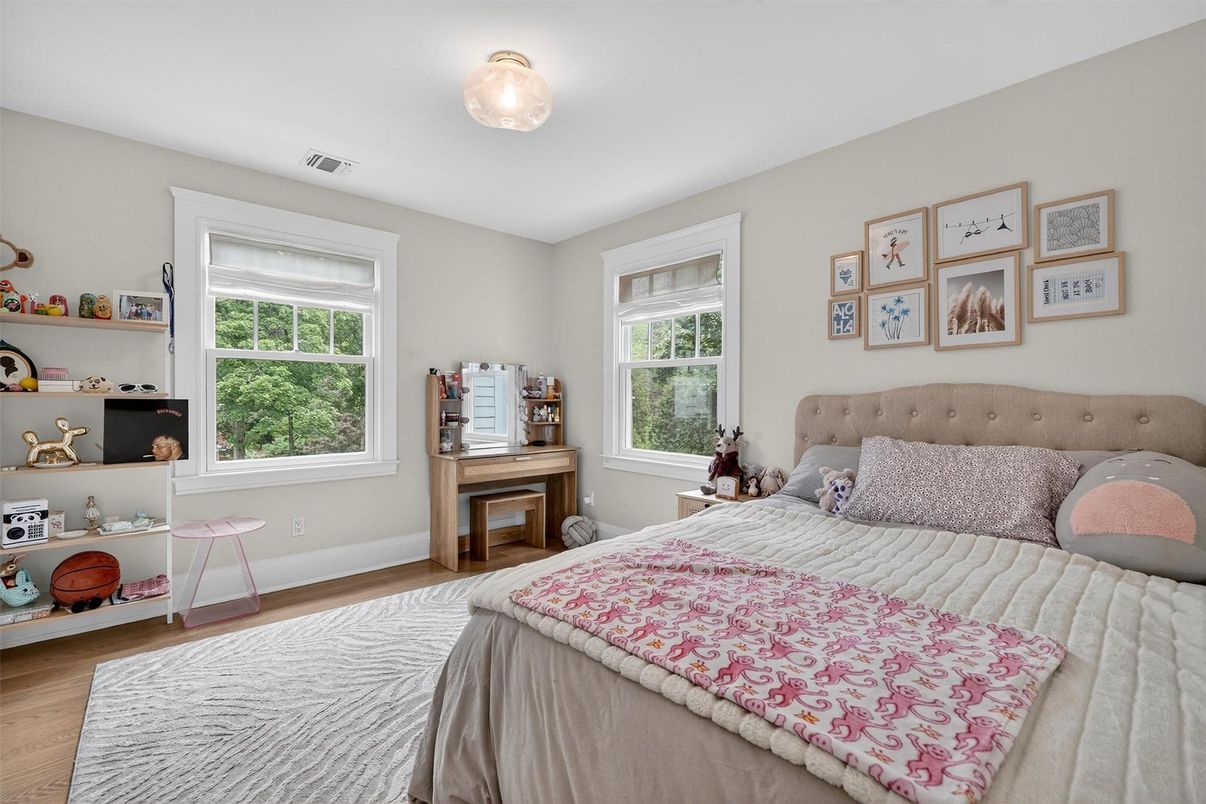Bedroom, Interior, Wood Texture Flooring