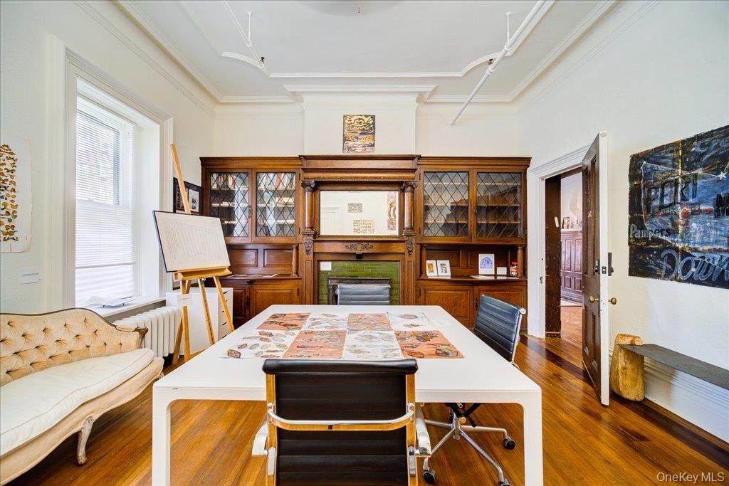 Home Office, Interior, Wood Texture Flooring