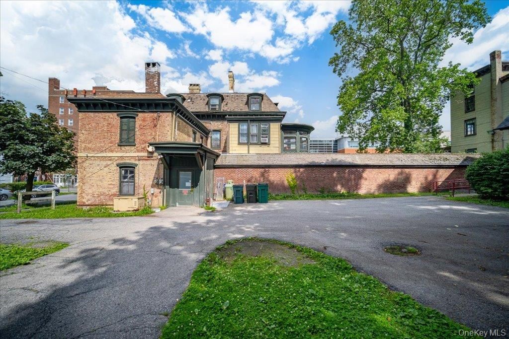 Backyard, Exterior, Facade, Brick Facade, Mediterranean