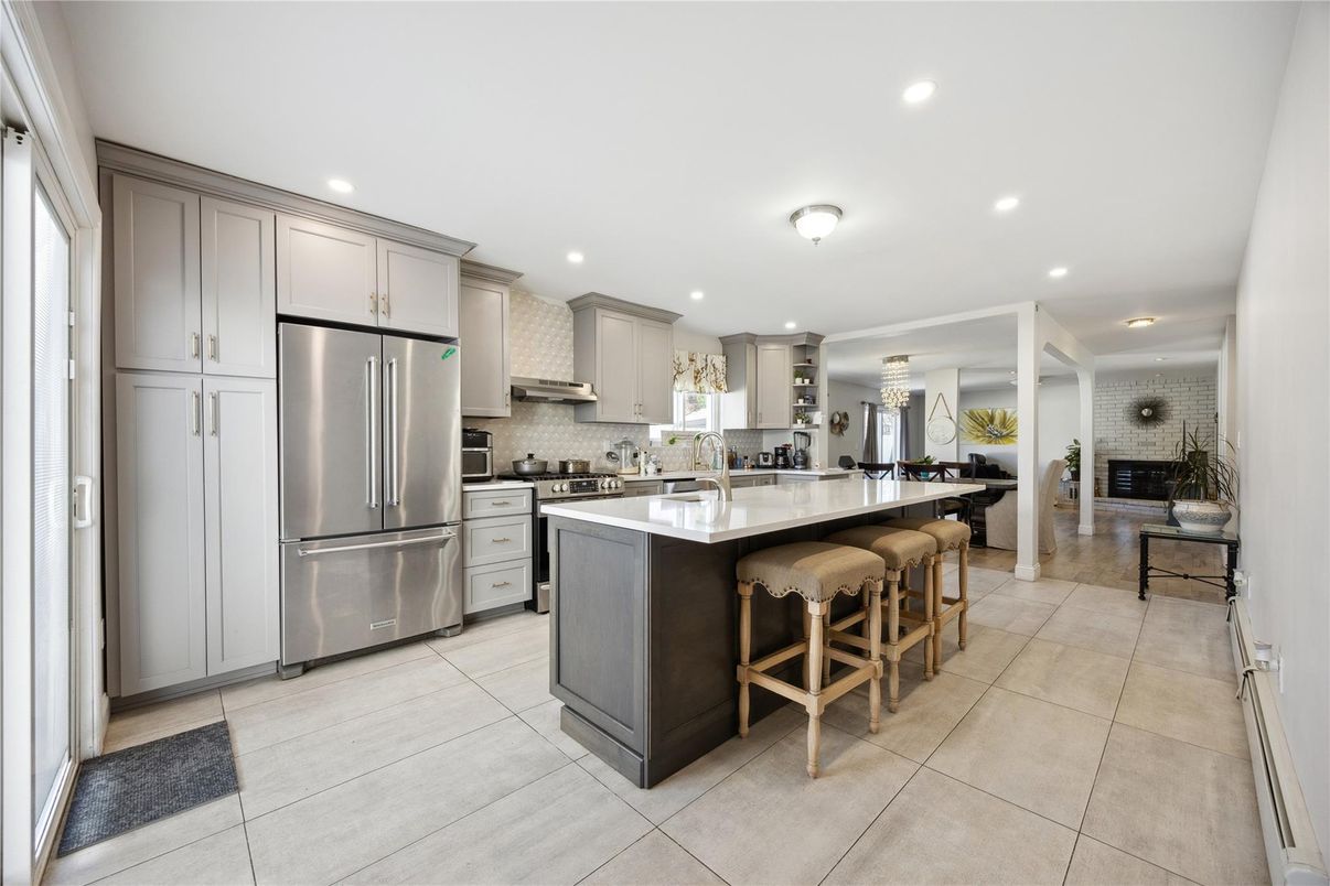 Interior, Kitchen, Recessed Lighting, Stainless Steel Appliances