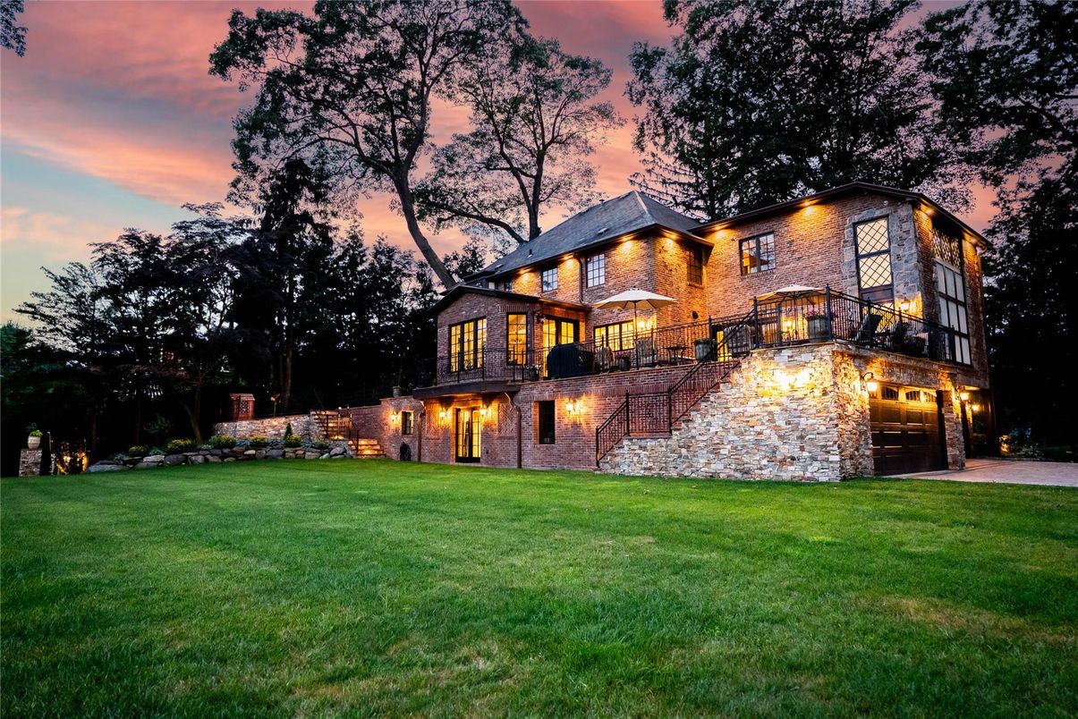 Attached, Backyard, Exterior, Facade, Tudor Revival