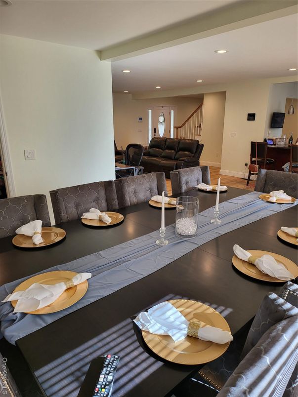 Dining room, Interior, Living room, Recessed Lighting