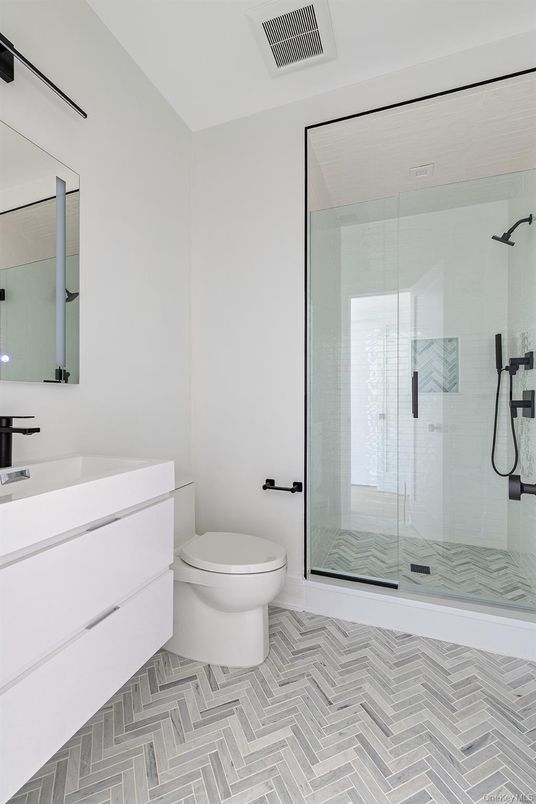 Bathroom, Glass Shower, Interior