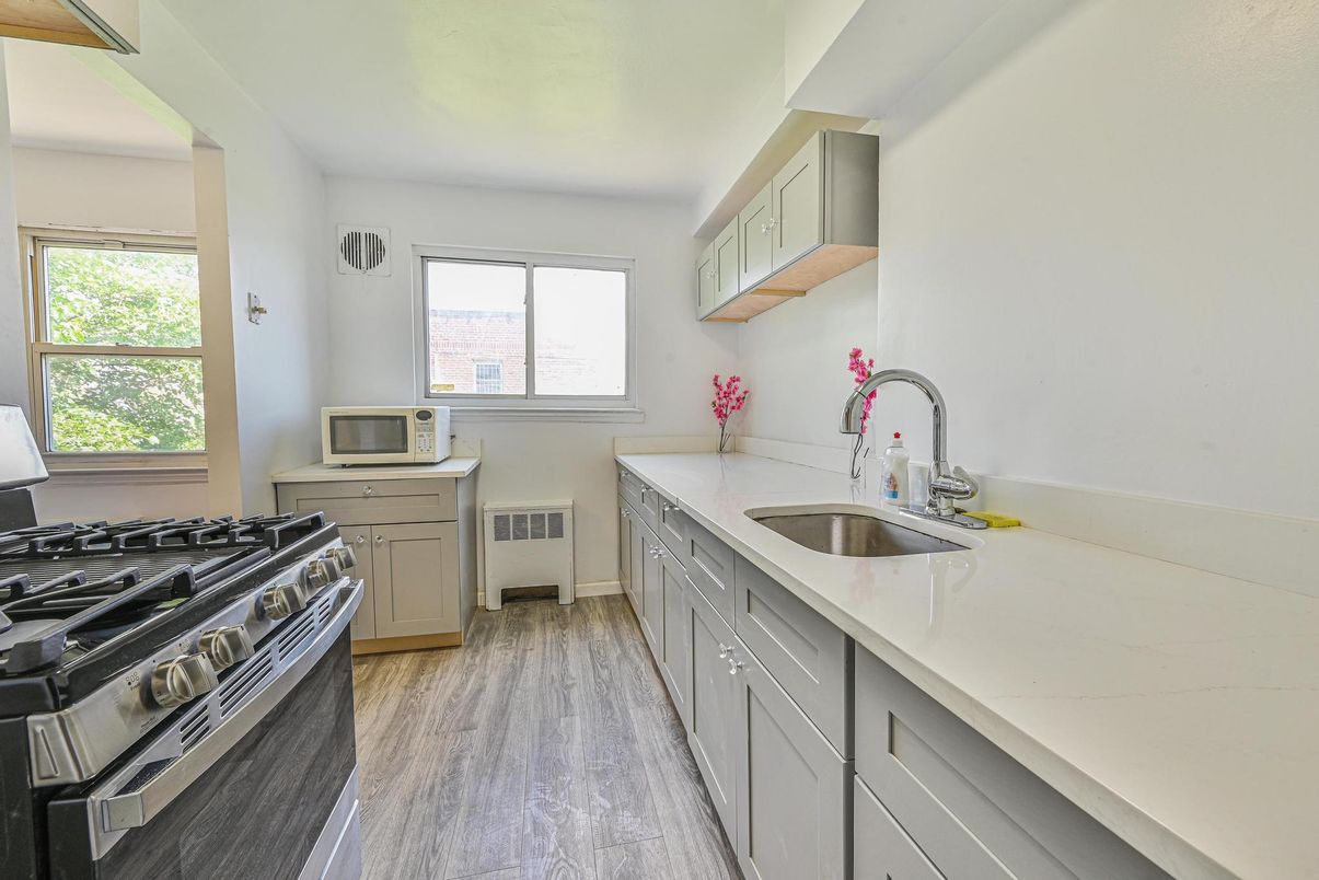 Interior, Kitchen, Wood Texture Flooring