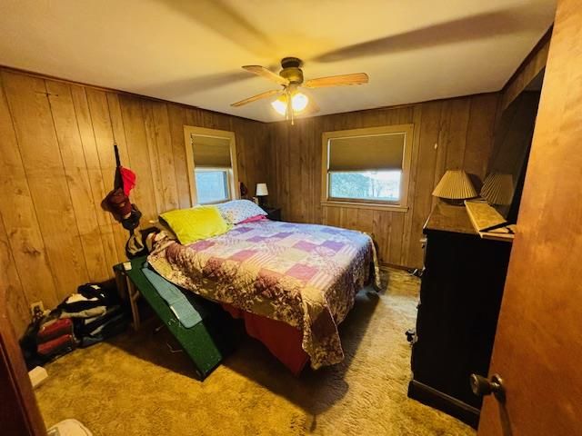 Bedroom, Interior, Wooden Walls
