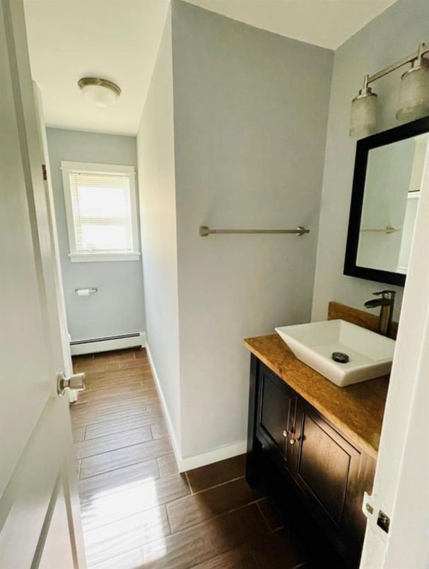 Bathroom, Interior, Wood Texture Flooring
