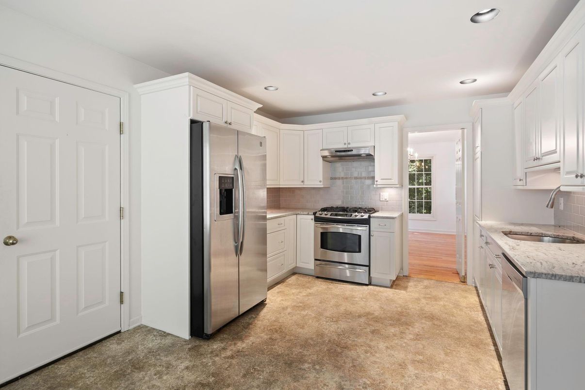 Interior, Kitchen, Recessed Lighting, Stainless Steel Appliances
