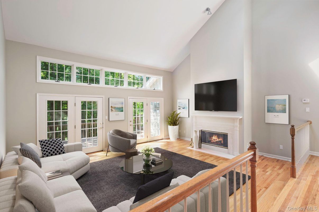 Fireplace, Interior, Living room, Wood Texture Flooring