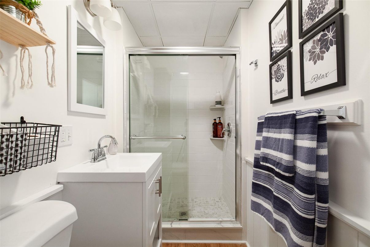 Bathroom, Glass Shower, Interior