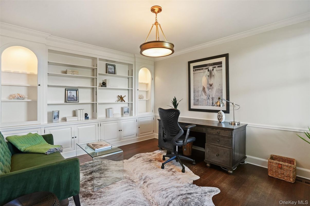 Home Office, Interior, Wood Texture Flooring
