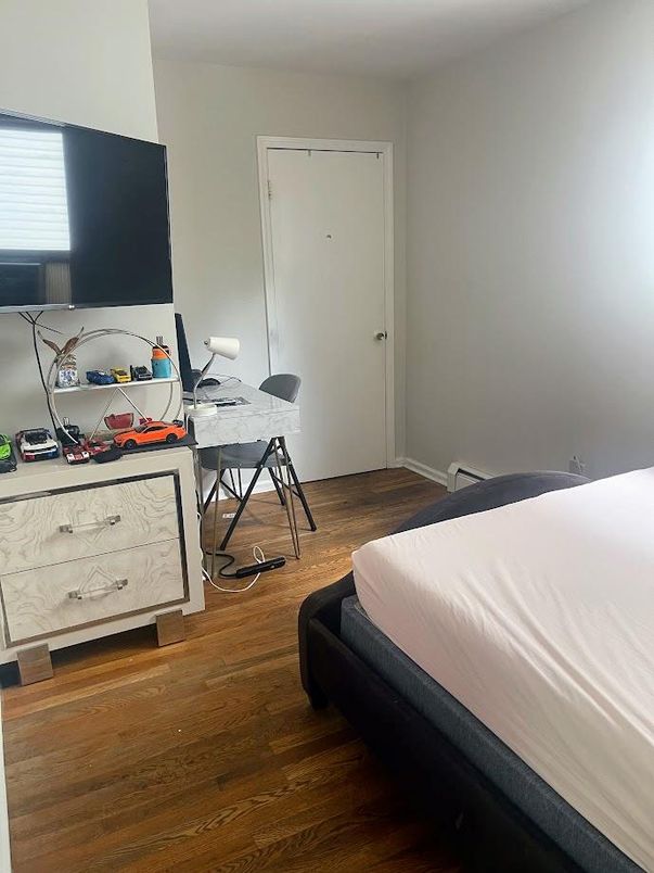 Bedroom, Home Office, Interior, Wood Texture Flooring