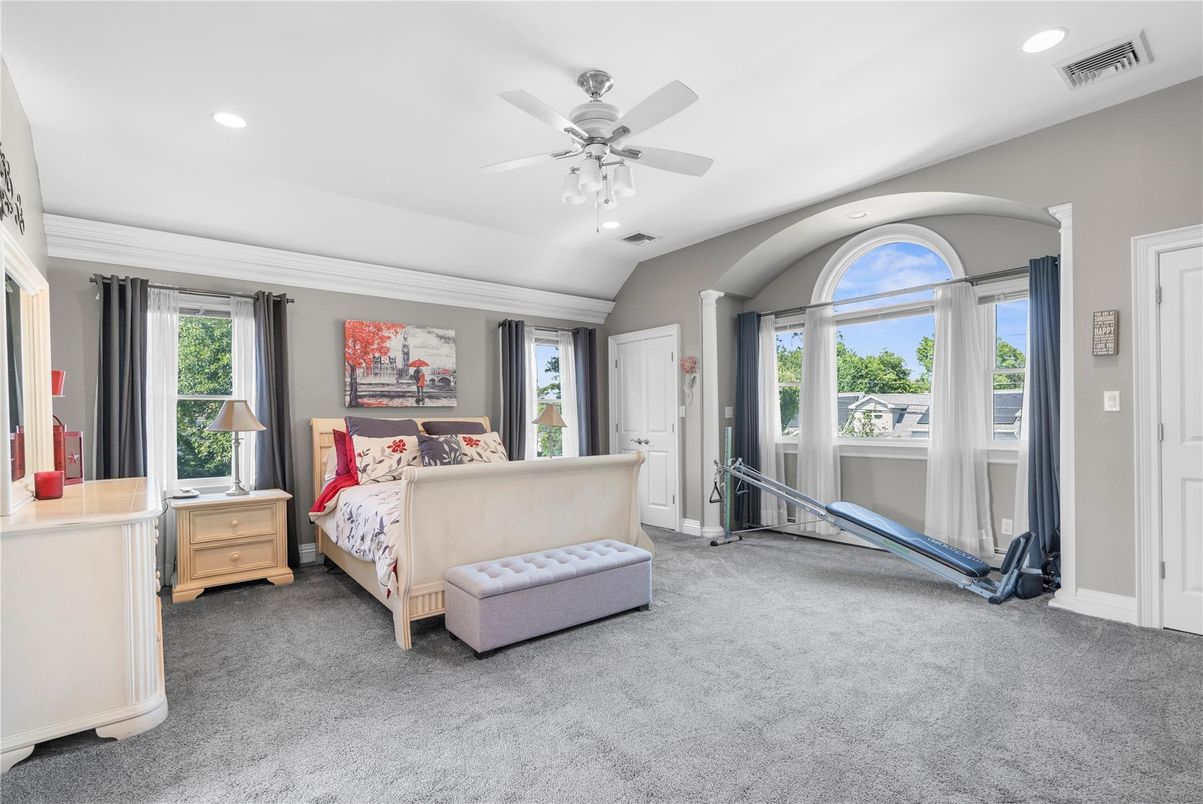 Bedroom, Interior, Recessed Lighting