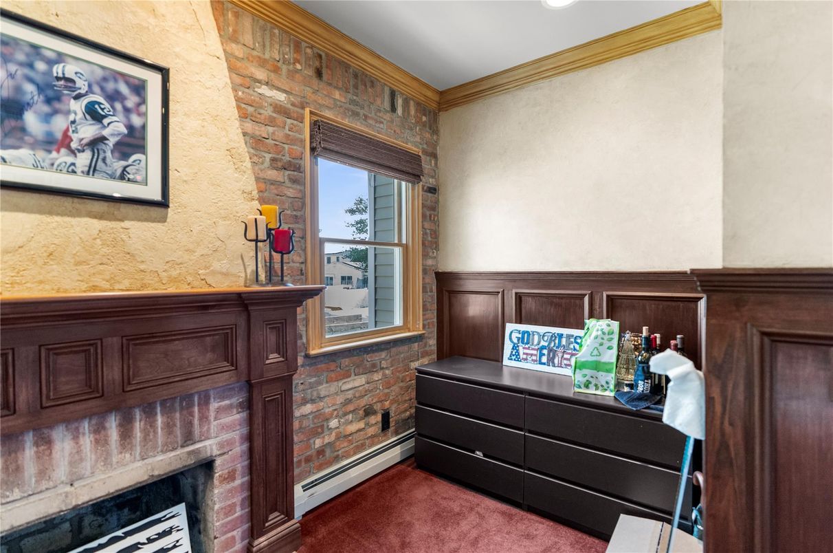 Fireplace, Interior, Stone Walls
