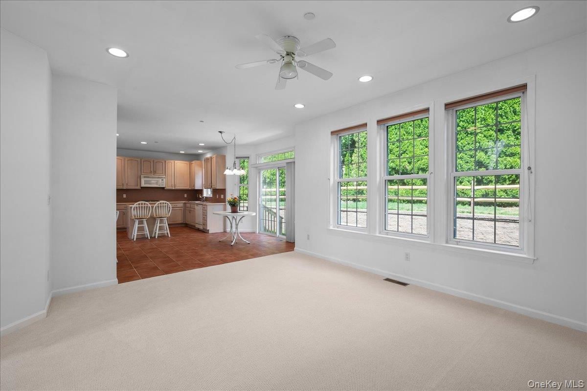 Empty room, Interior, Kitchen, Pendant Lights, Recessed Lighting
