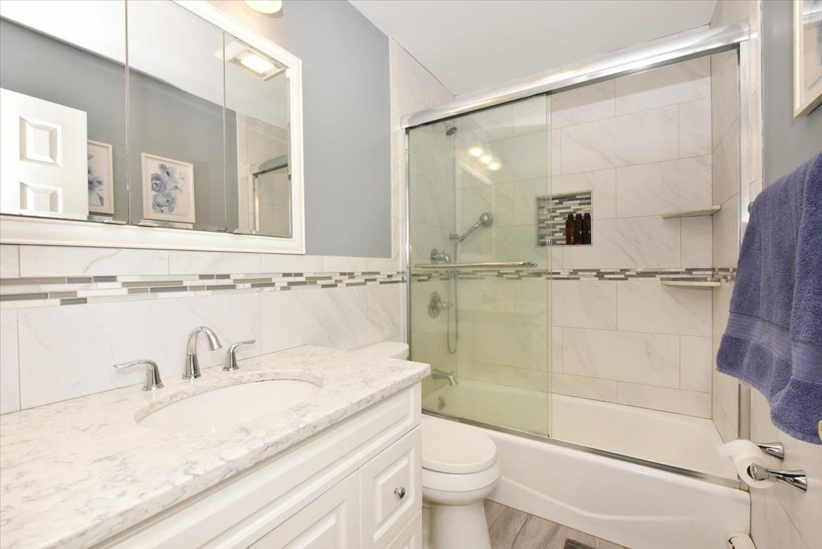 Bathroom, Glass Shower, Interior, Marble Walls