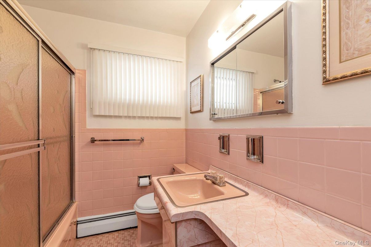 Bathroom, Glass Shower, Interior, Tile Countertops