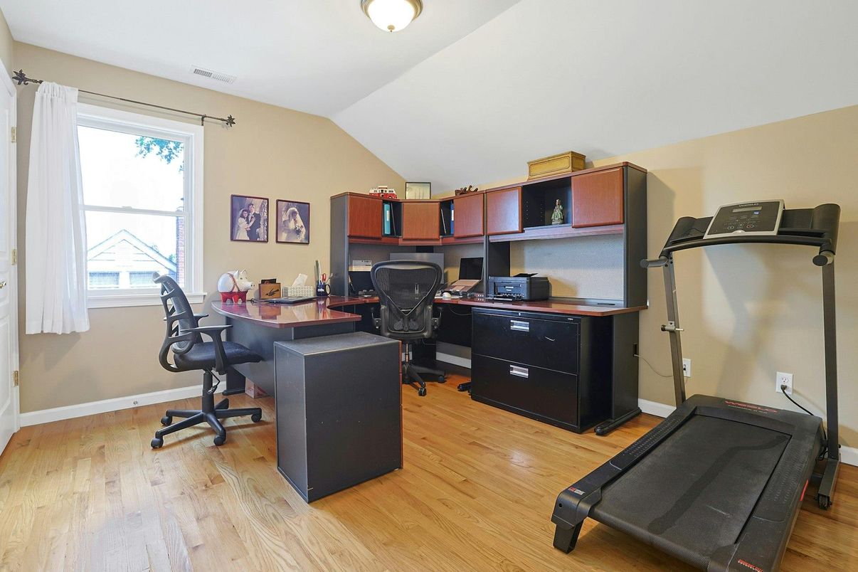 Home Office, Interior, Wood Texture Flooring