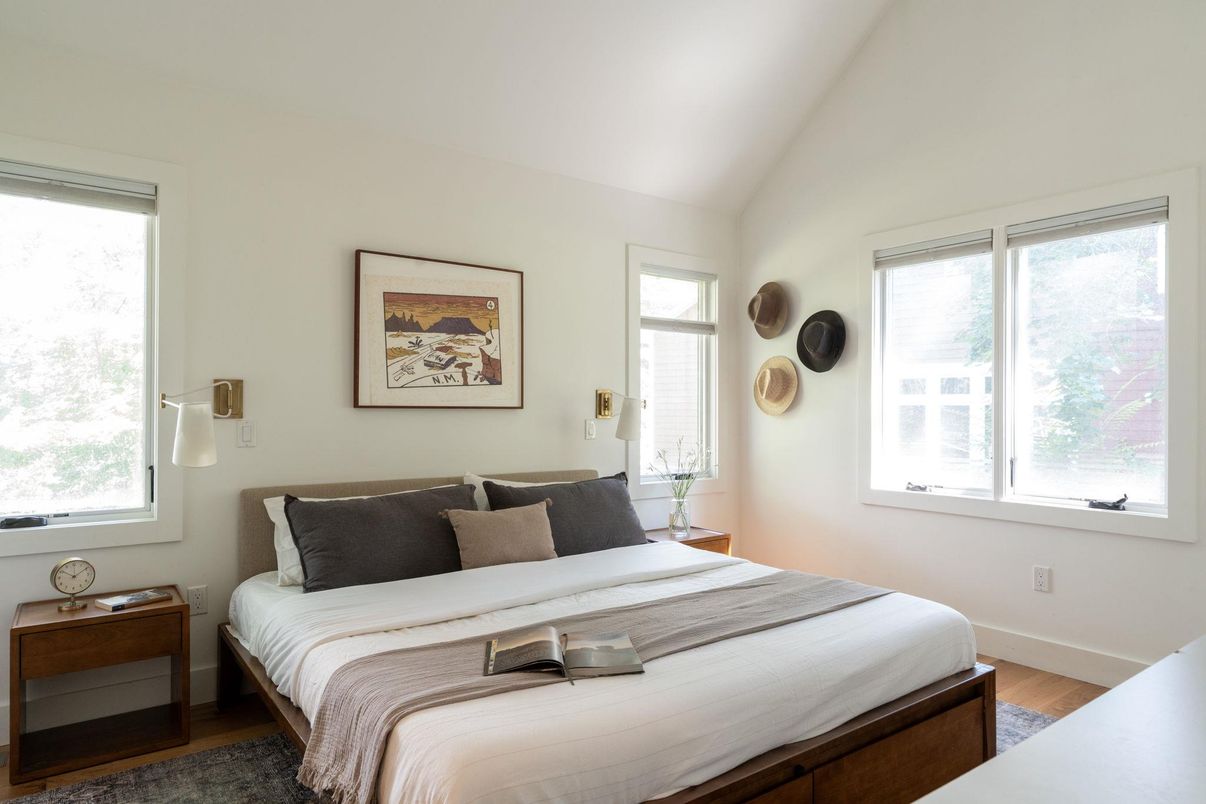 Bedroom, Interior, Wood Texture Flooring