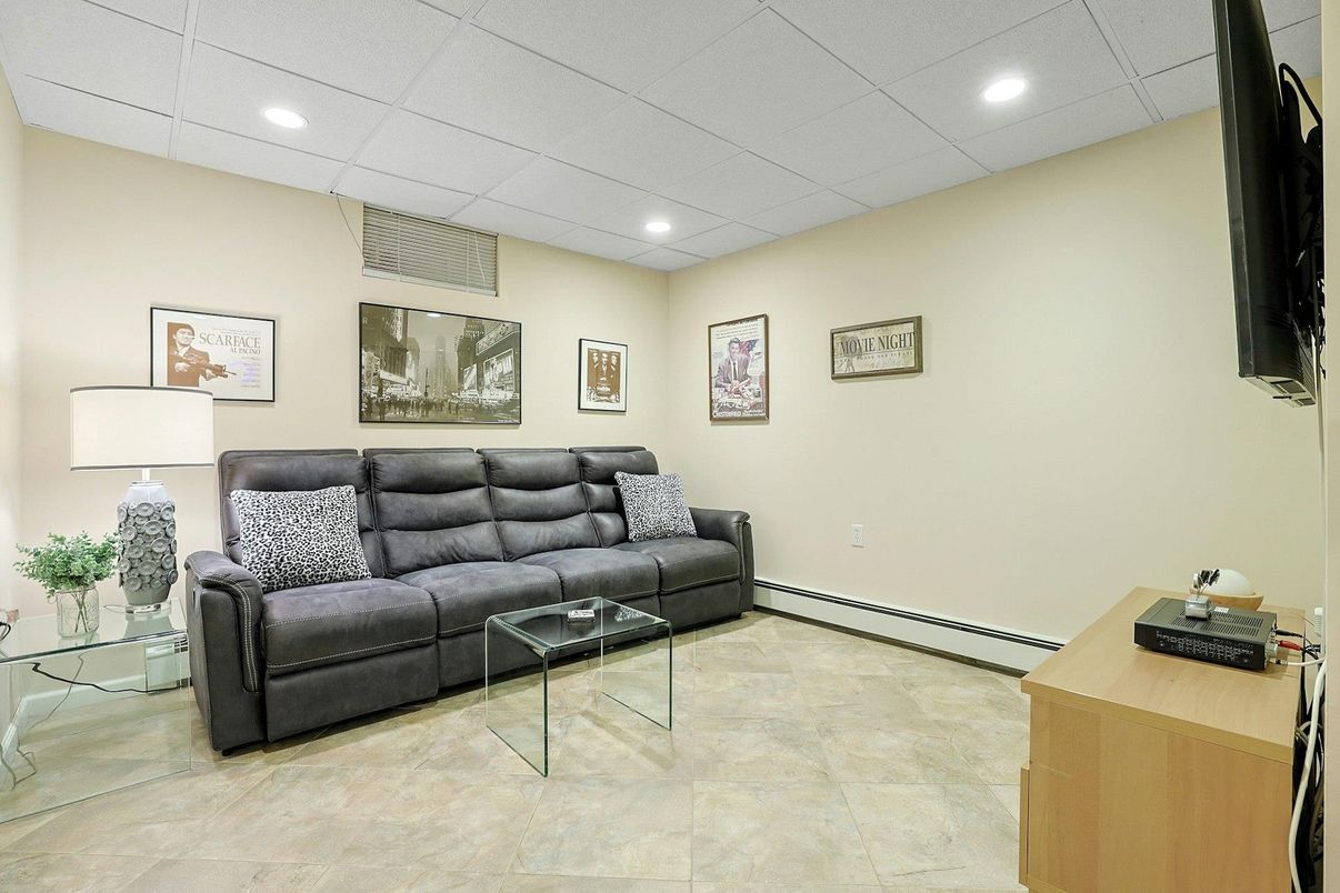 Interior, Living room, Recessed Lighting