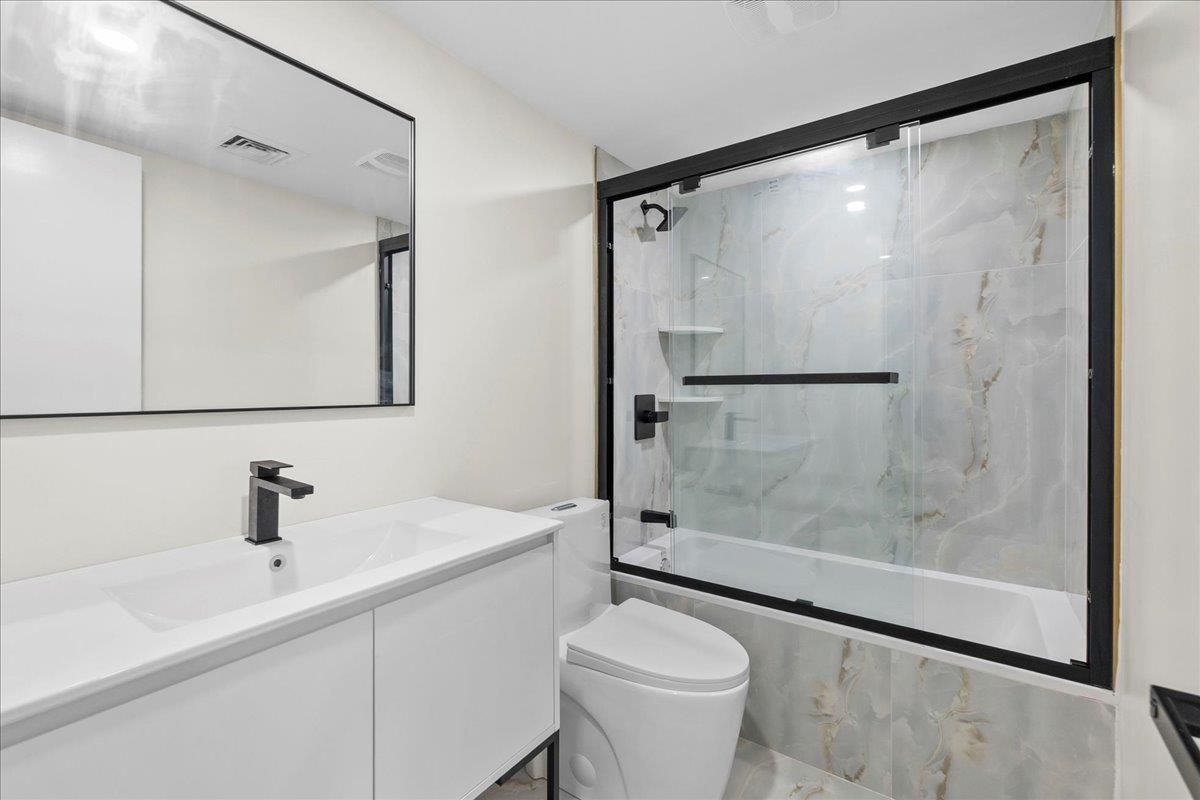 Bathroom, Glass Shower, Interior, Marble Walls