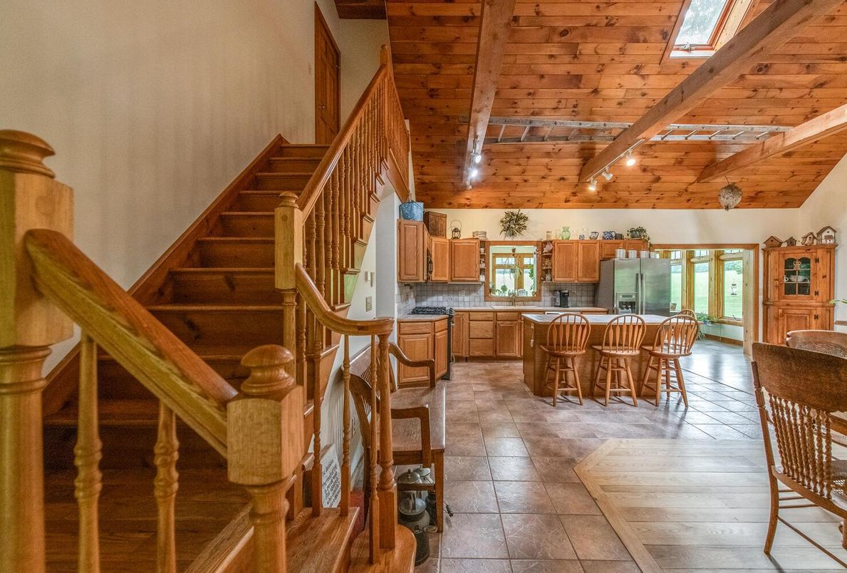 Interior, Kitchen, Wooden Beams, Wooden Ceilings, Wood Texture Flooring