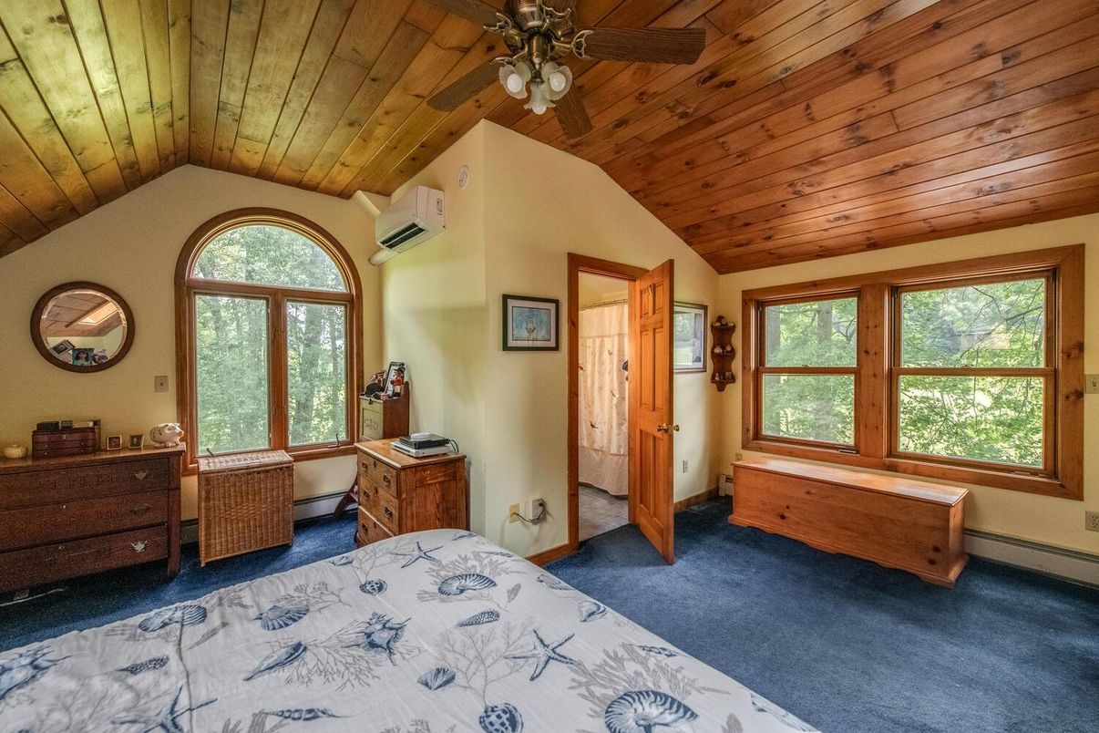 Home Office, Interior, Wooden Ceilings