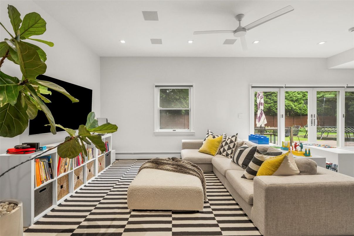 Interior, Living room, Recessed Lighting