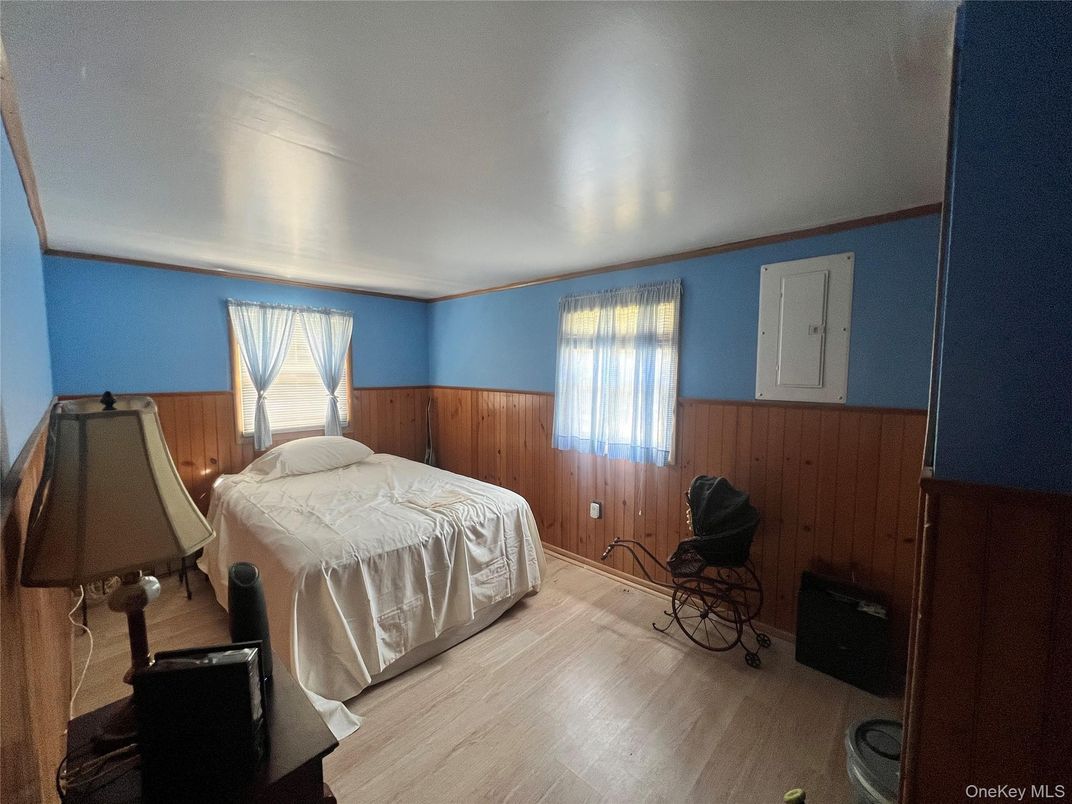 Bedroom, Interior, Wood Texture Flooring, Wooden Walls