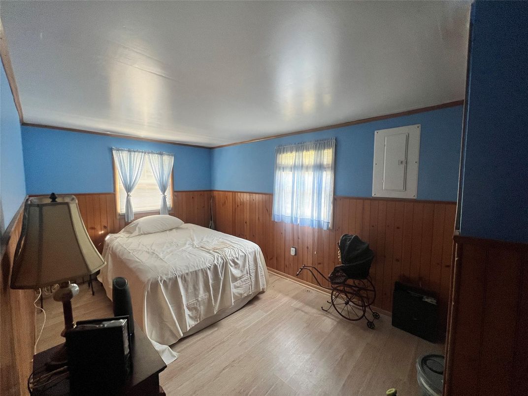 Bedroom, Interior, Wood Texture Flooring, Wooden Walls