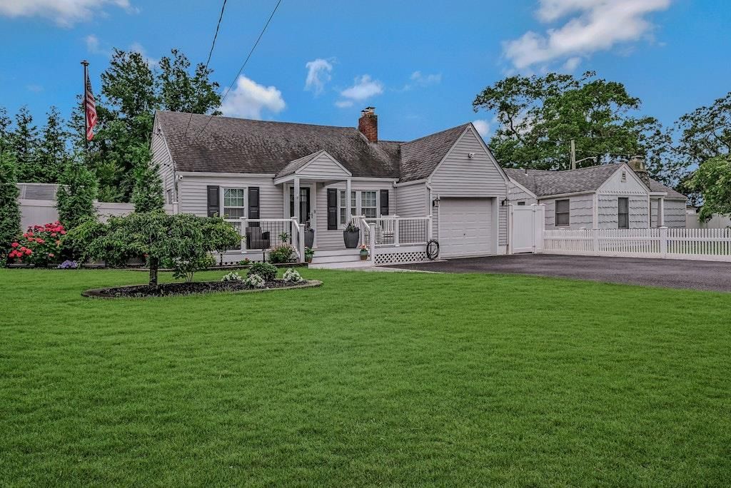 Attached, Backyard, Exterior, Facade, Cape Cod