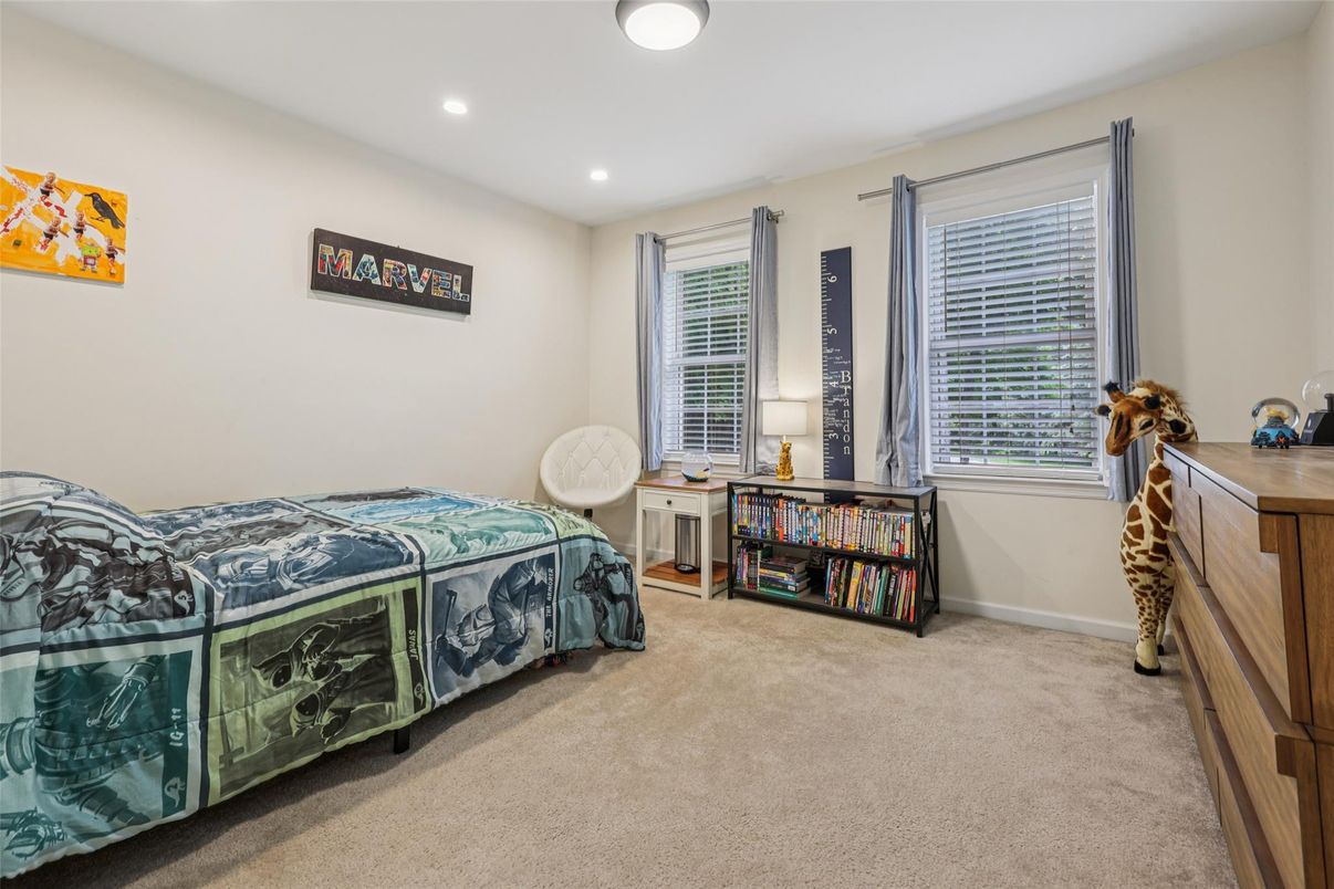 Bedroom, Interior, Recessed Lighting