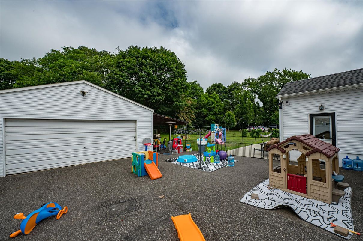 Backyard, Detached Garage, Exterior, Playground