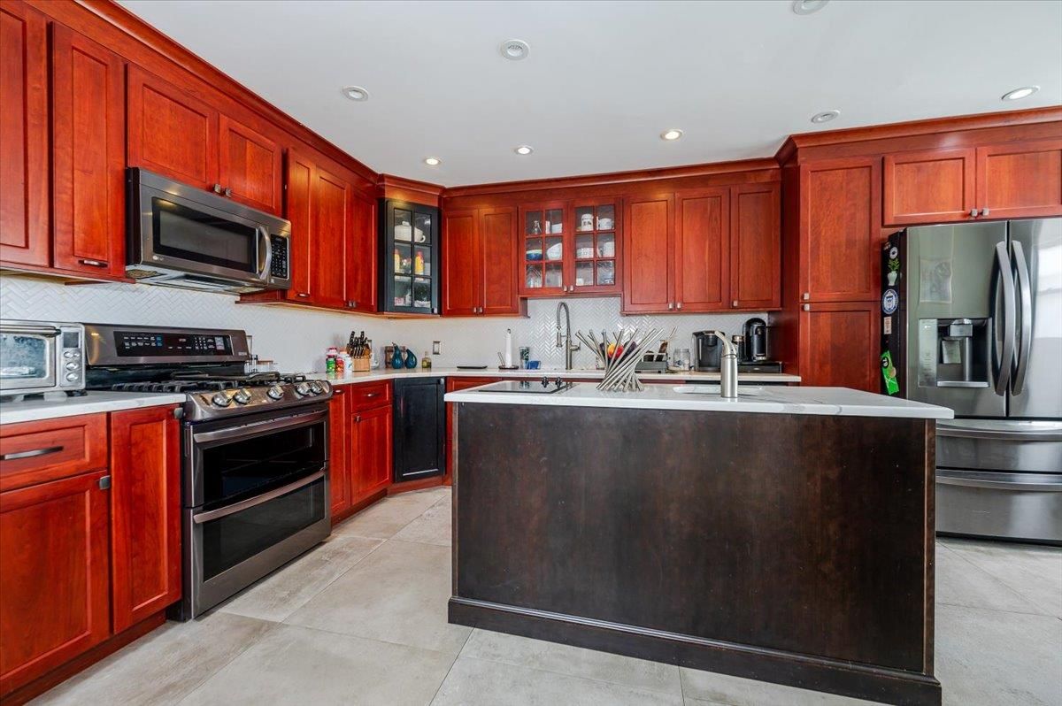 Interior, Kitchen, Recessed Lighting, Stainless Steel Appliances