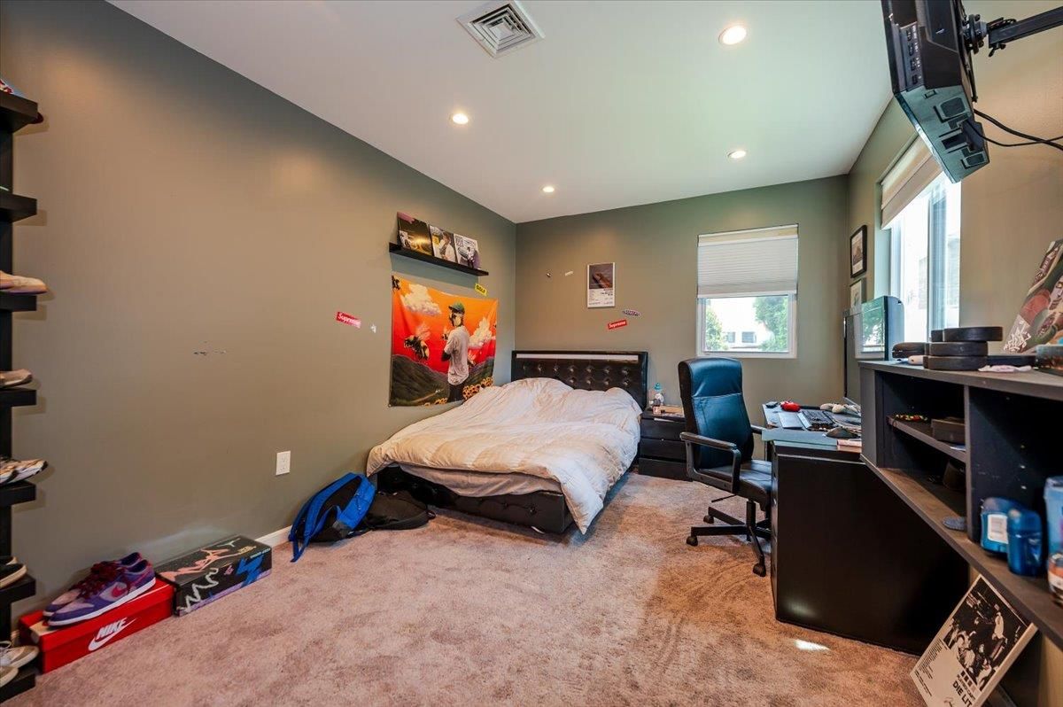 Bedroom, Home Office, Interior, Recessed Lighting