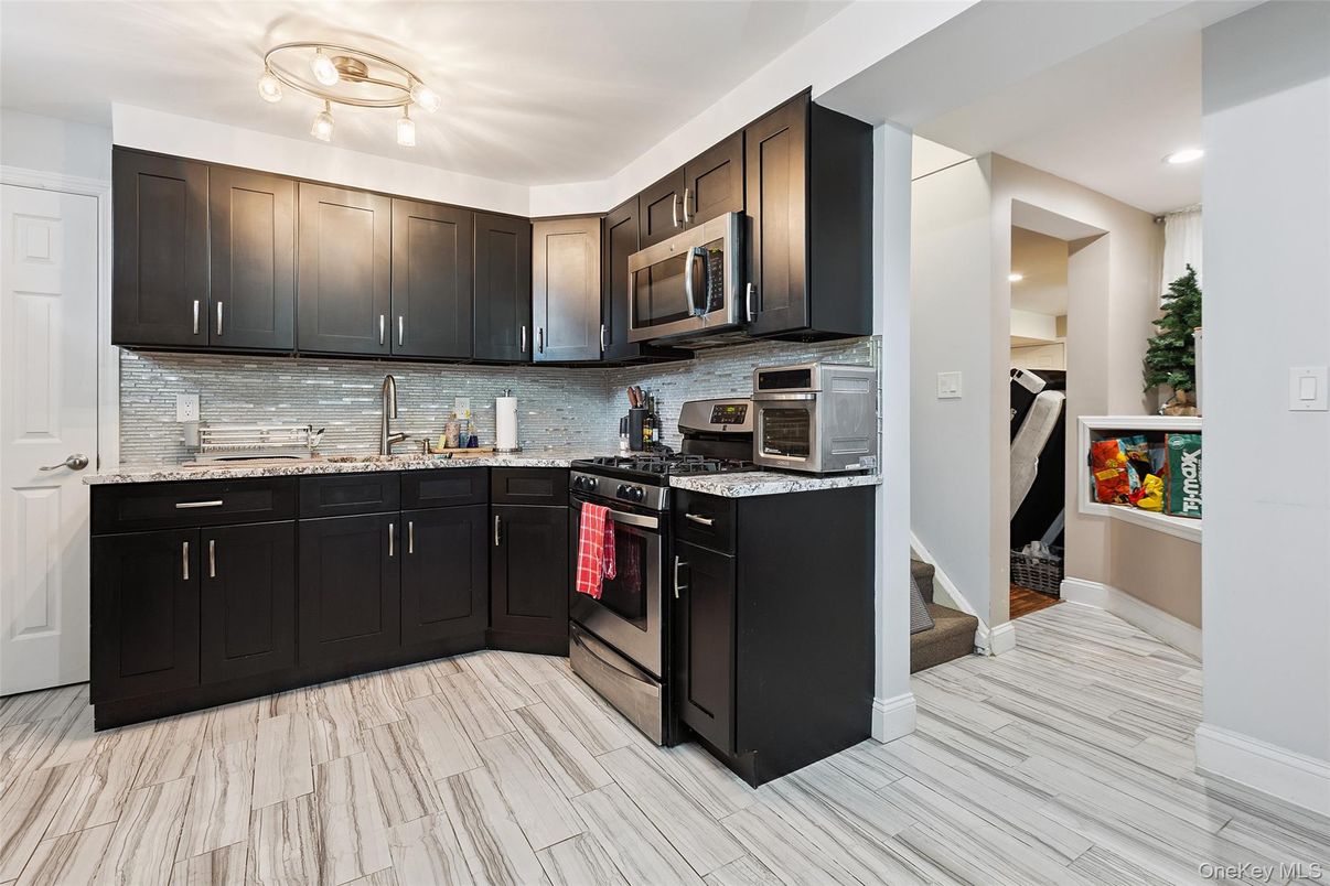 Interior, Kitchen, Recessed Lighting, Stainless Steel Appliances