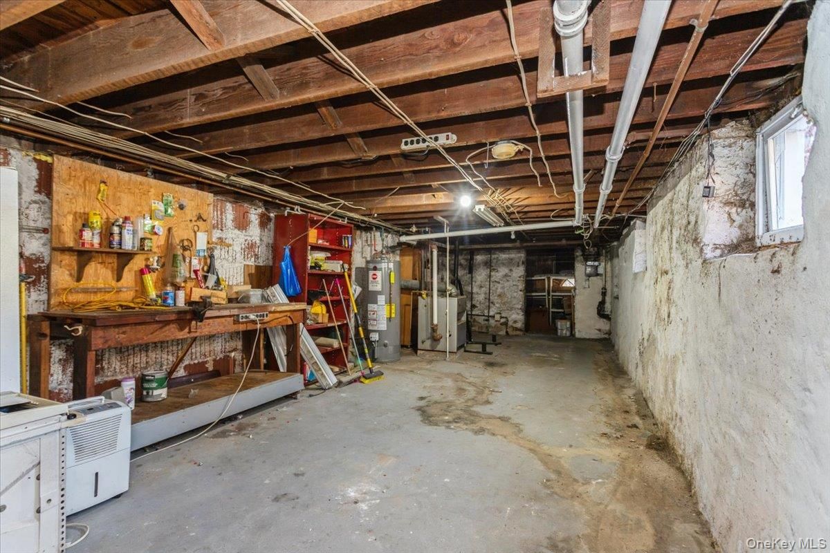 Interior, Stone Walls, Wooden Beams