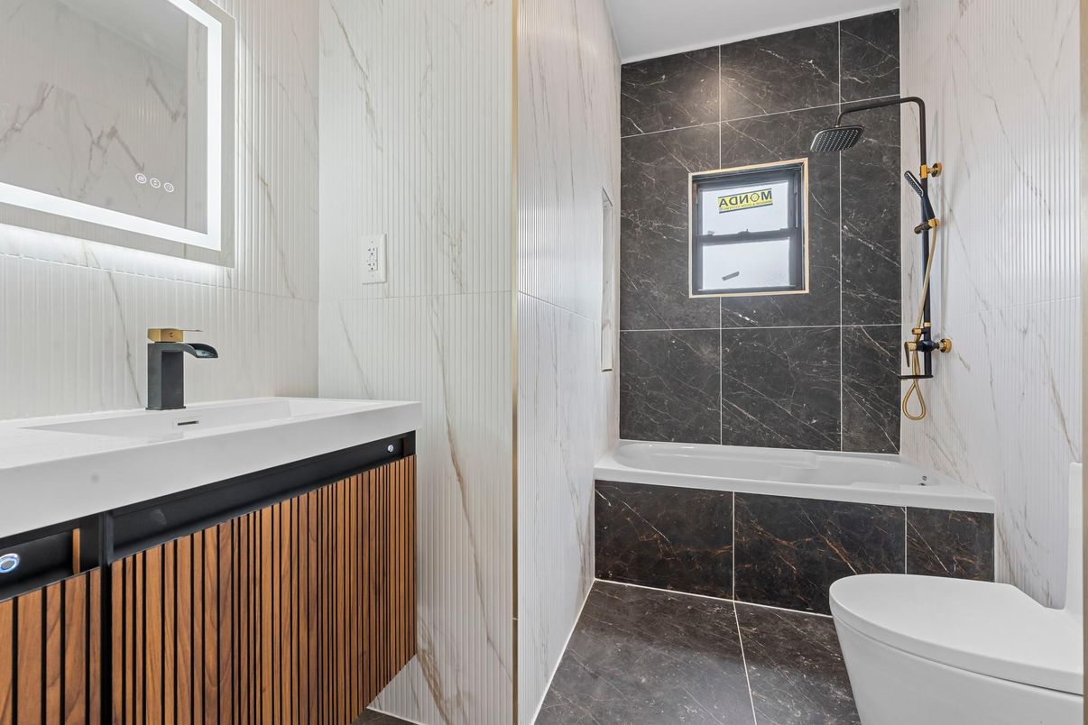 Bathroom, Interior, Marble Walls