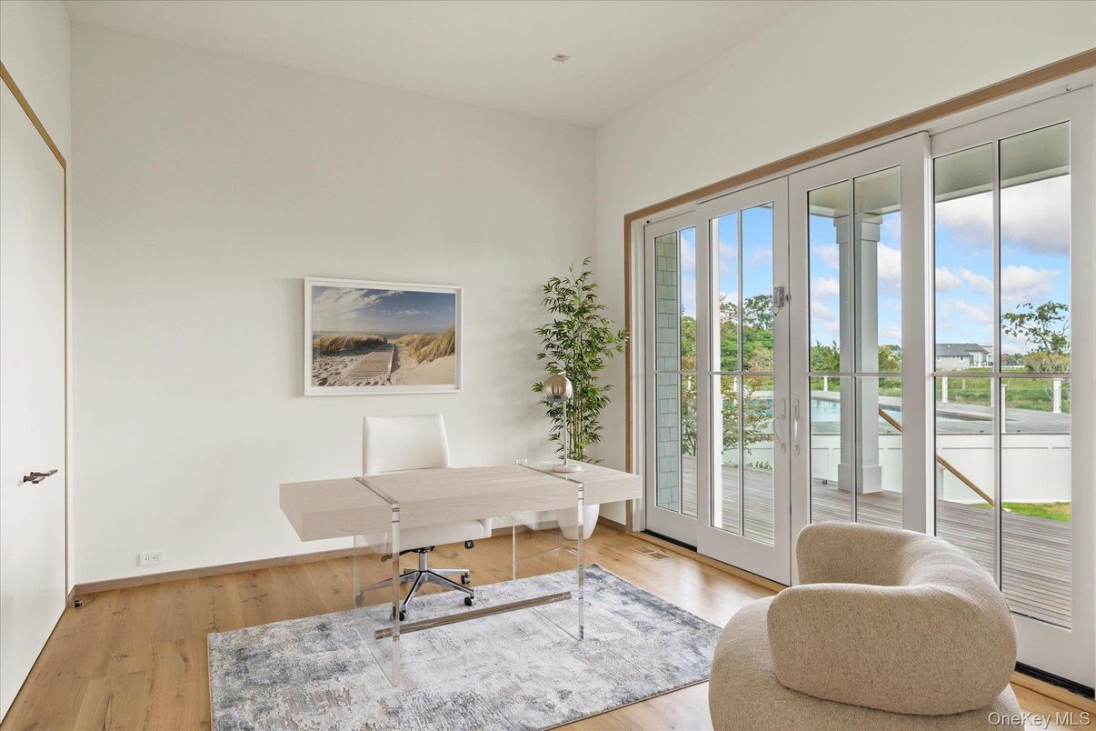 Home Office, Interior, Wood Texture Flooring