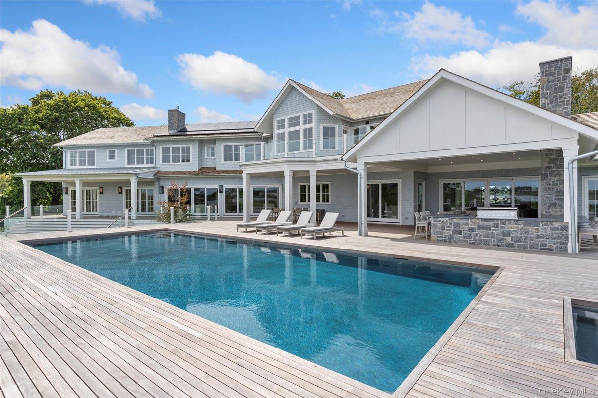 Exterior, Pool, Solar Panels