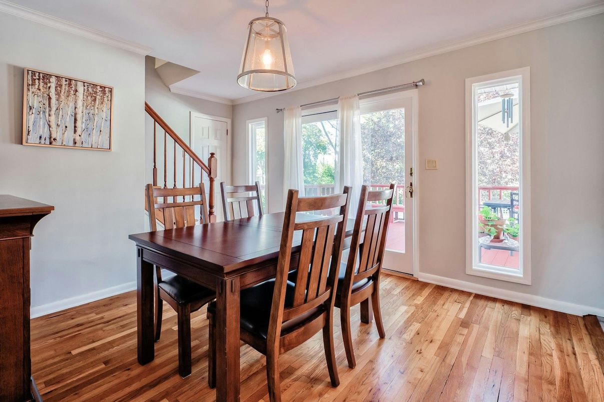 Dining room, Interior, Wood Texture Flooring