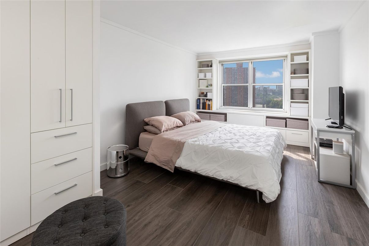 Bedroom, Interior, Wood Texture Flooring