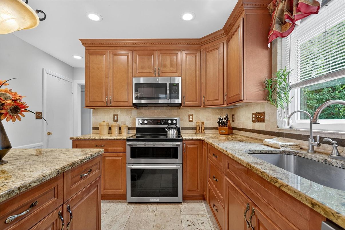Interior, Kitchen, Recessed Lighting, Stainless Steel Appliances