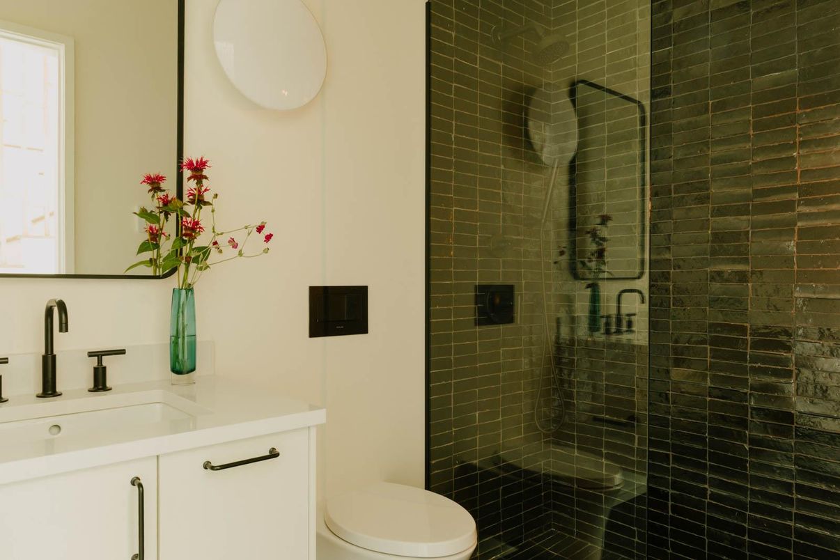 Bathroom, Glass Shower, Interior