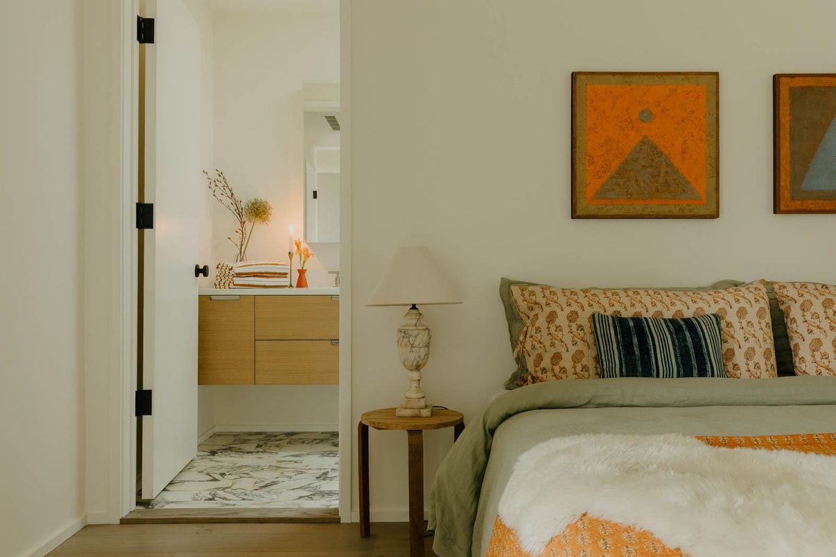 Bedroom, Interior, Wood Texture Flooring