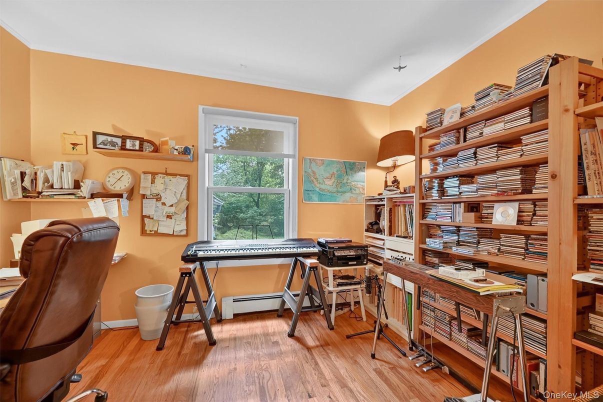 Home Office, Interior, Wood Texture Flooring