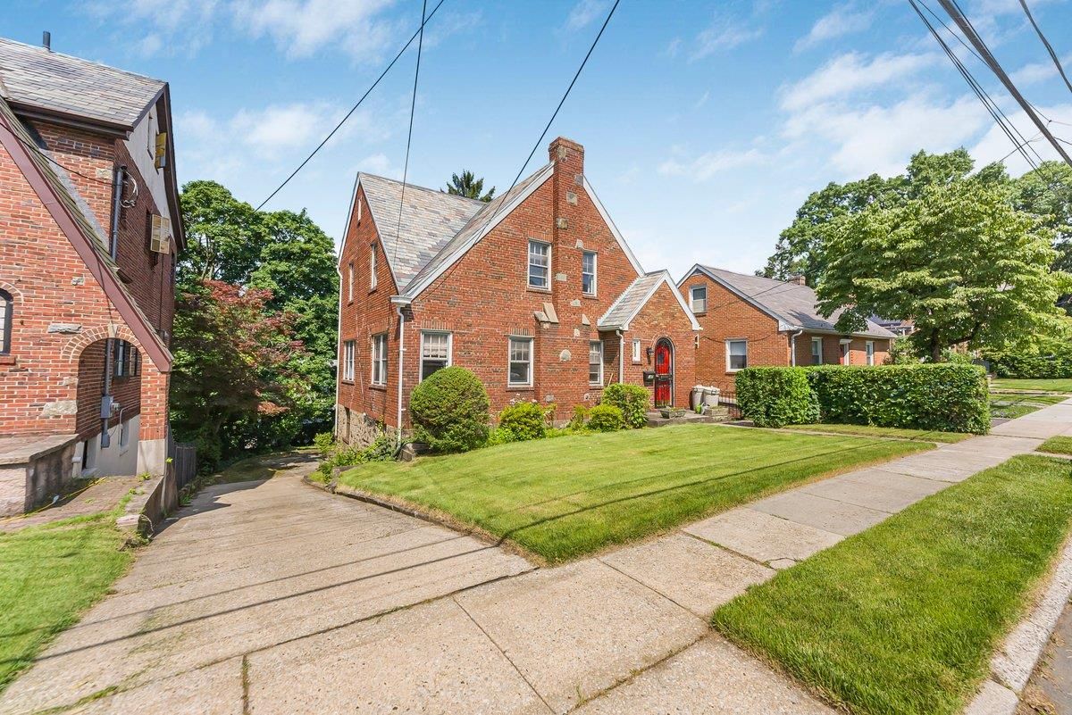 Exterior, Facade, Brick Facade, Tudor Revival